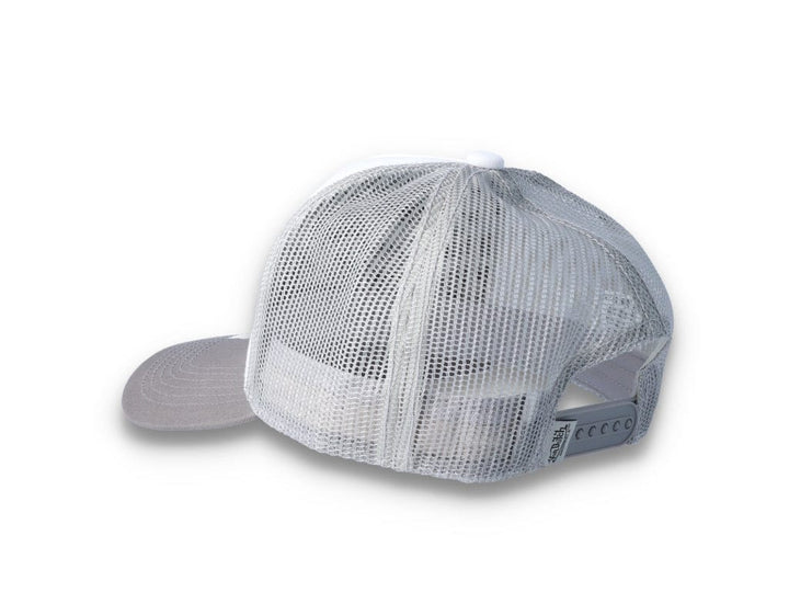 Von Dutch Trucker Cap Boston Cotton Twill White/Grey - LOKK
