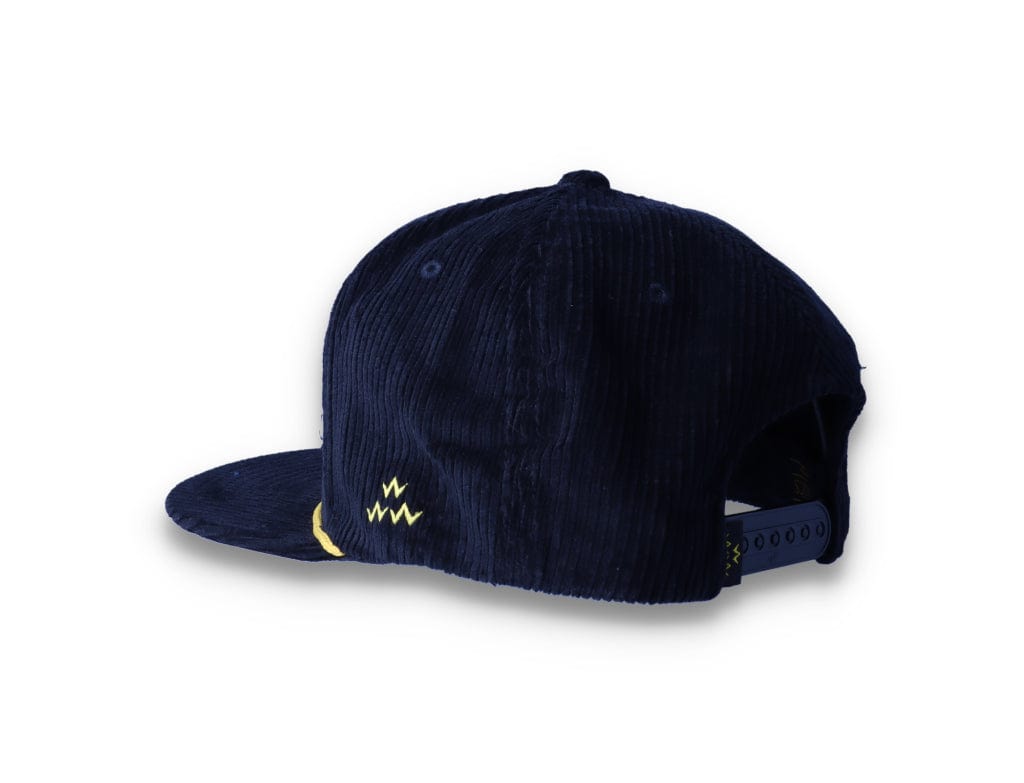 Snapback Cap Black Weekend Warrior Corduroy - LOKK