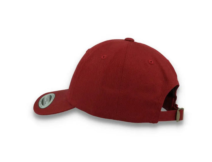 Maroon Dad Cap Low Profile Cotton Twill - Yupoong 6245CM - LOKK