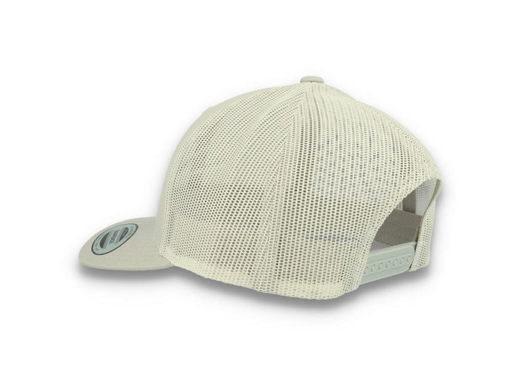 Silver Grey Trucker Cap Retro - Yupoong 6606 - LOKK