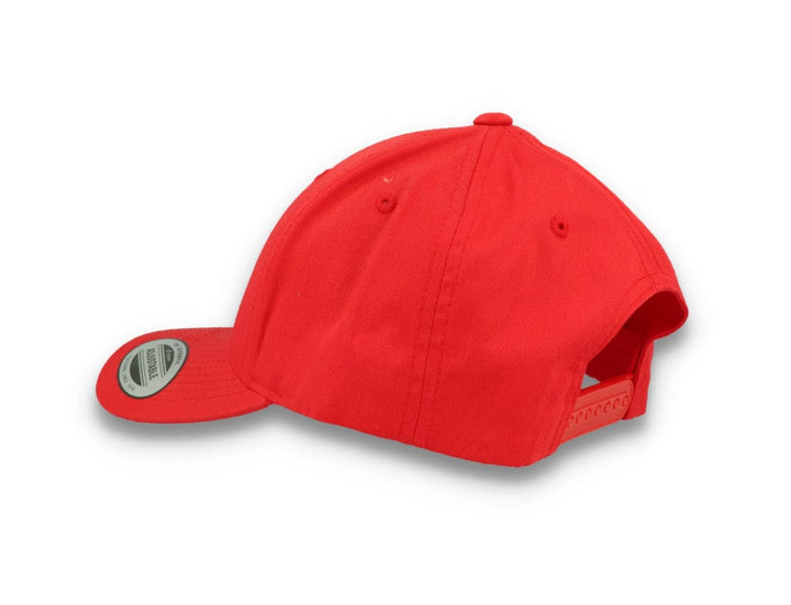 Curved Baseball Cap Snapback Red - Yupoong 7706 - LOKK
