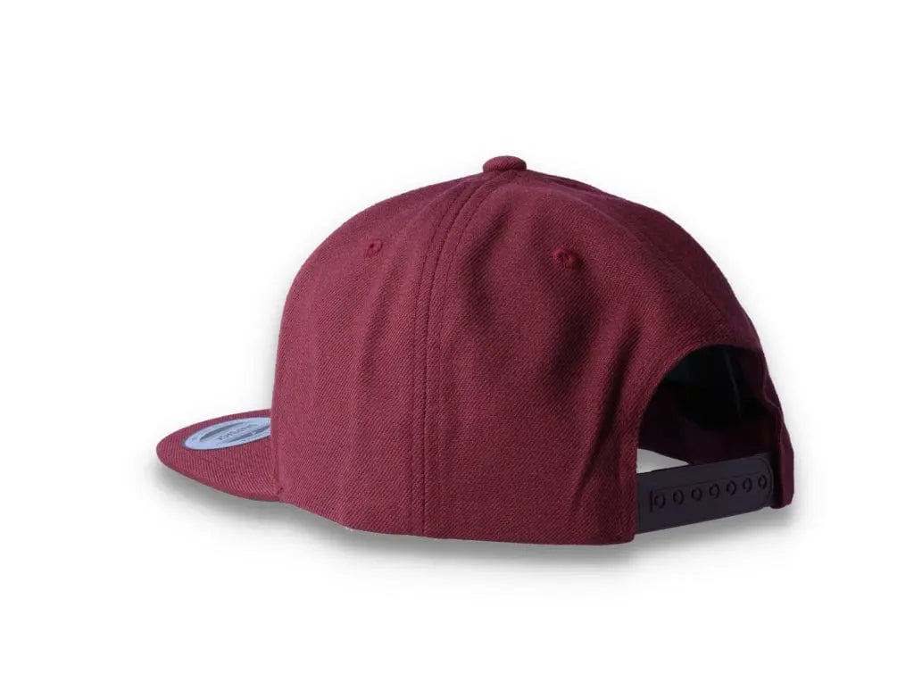 Maroon Snapback Cap - Yupoong 6089M - LOKK