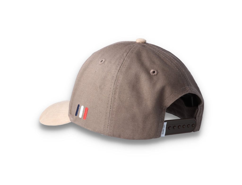 Baseball Cap Suede II Caribou Brown/Oyster Grey - LOKK