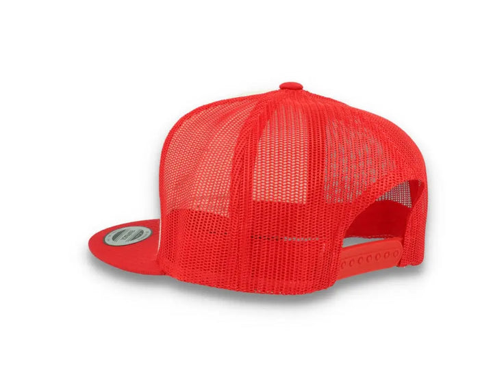 Classic Trucker Cap Red/White/Red - Yupoong 6006 - LOKK