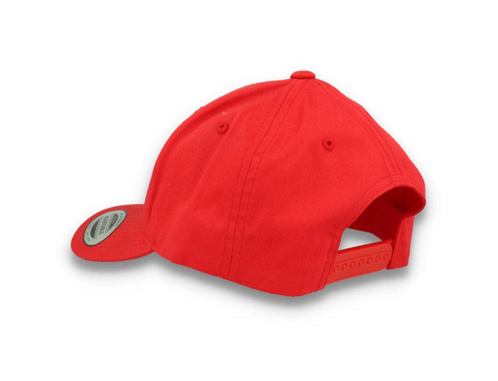 Curved Baseball Cap Snapback Red - Yupoong 7706 - LOKK