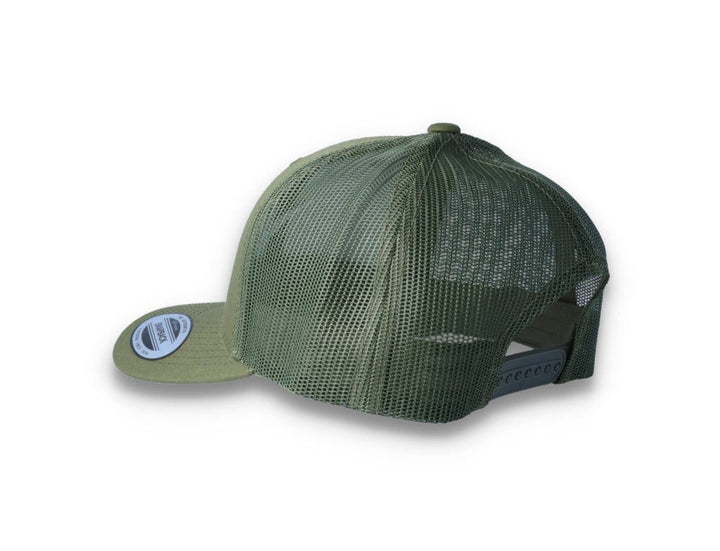 Green Trucker Cap Retro - Yupoong 6606 - LOKK