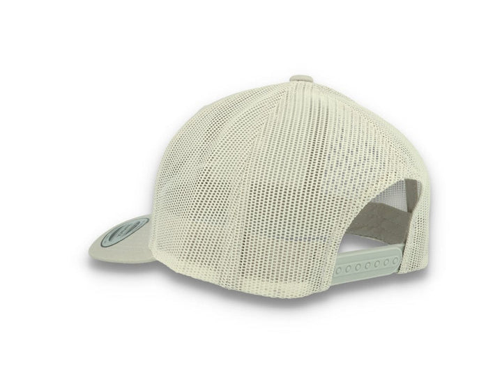 Silver Grey Trucker Cap Retro - Yupoong 6606 - LOKK