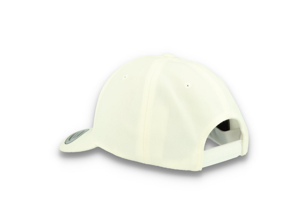 Premium Curved Visor Cap Snapback White - Yupoong 6789M - LOKK