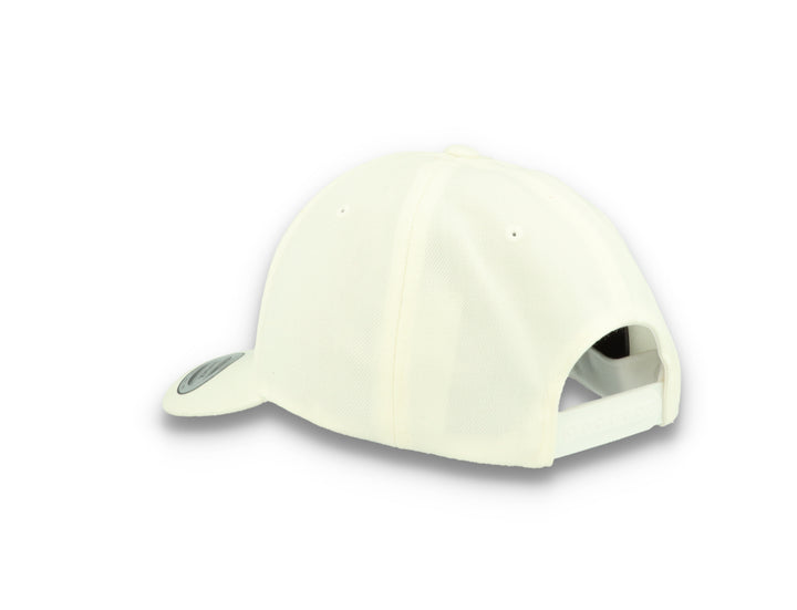 Premium Curved Visor Cap Snapback White - Yupoong 6789M - LOKK