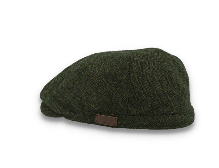 Barbour Barlow Flat Cap Olive - LOKK