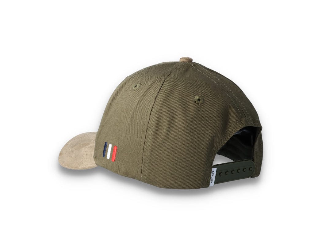 Baseball Cap Suede II Olive Night/Turtle Green - LOKK