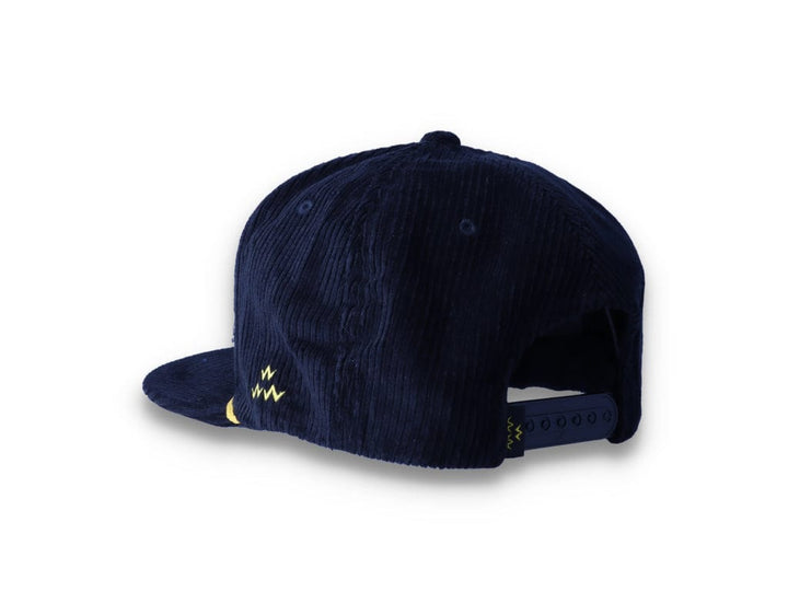 Snapback Cap Black Weekend Warrior Corduroy - LOKK