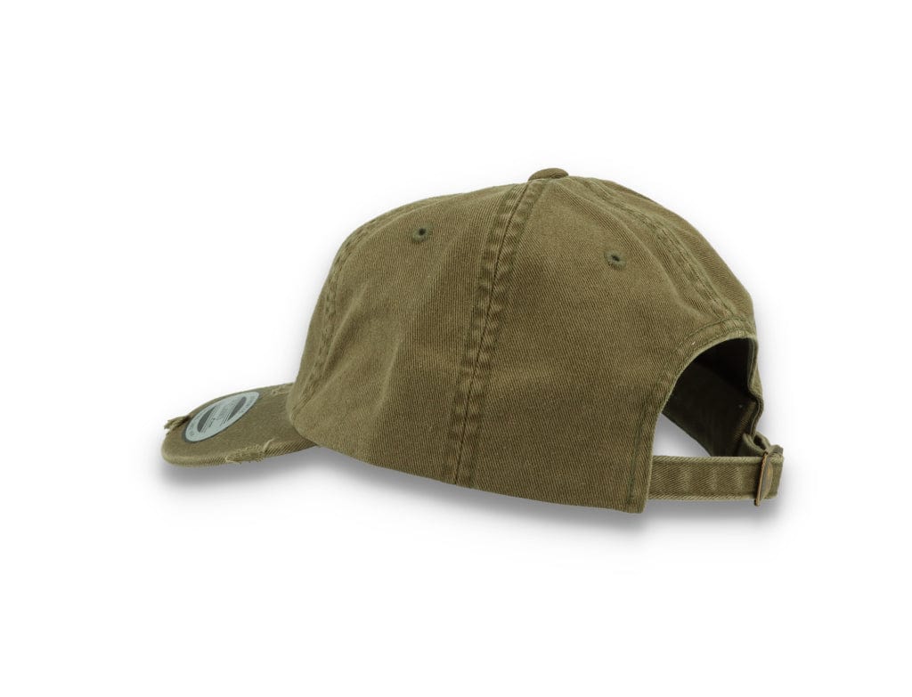 Low Profile Destroyed Cap Buck Green 6245DC - LOKK