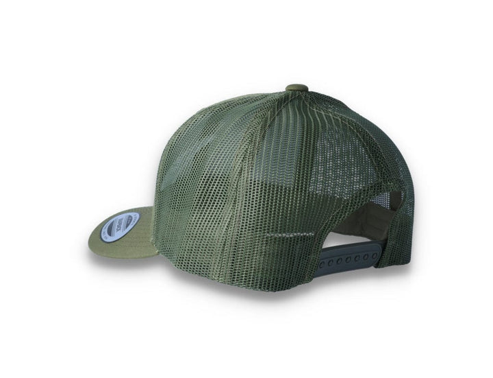 Green Trucker Cap Retro - Yupoong 6606 - LOKK