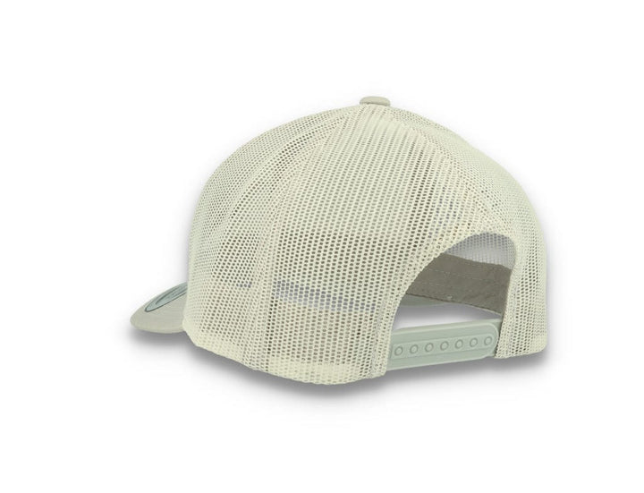 Silver Grey Trucker Cap Retro - Yupoong 6606 - LOKK