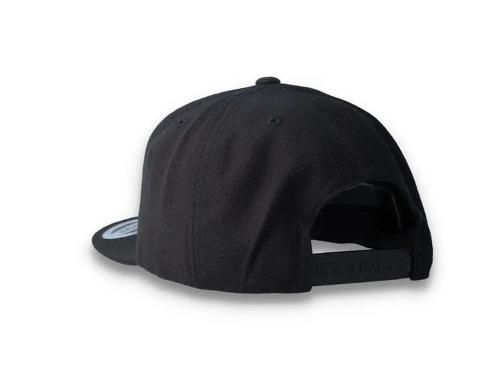 Black/Black Snapback Cap - Yupoong 6089M - LOKK