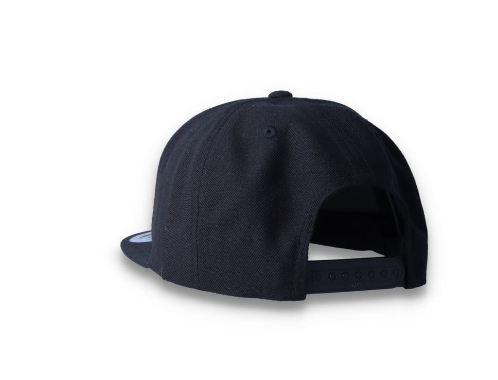 Kids Black/Black Snapback Cap - Yupoong 6089M - LOKK