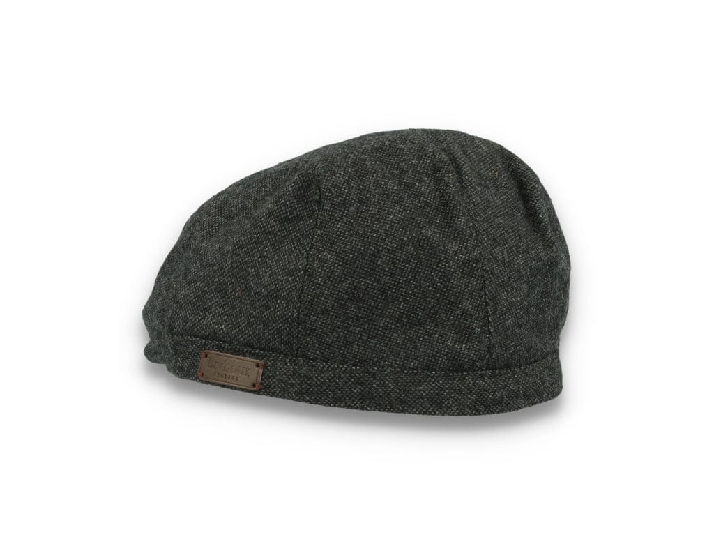 Barbour Barlow Flat Cap Dark Grey - LOKK