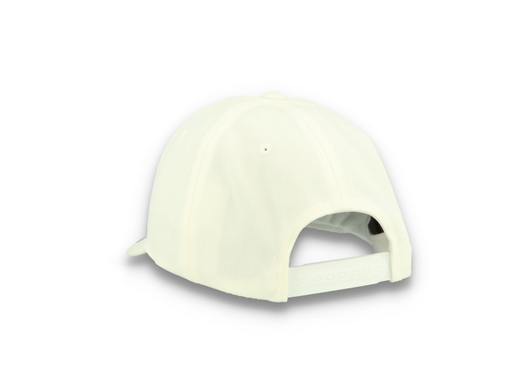 Premium Curved Visor Cap Snapback White - Yupoong 6789M - LOKK