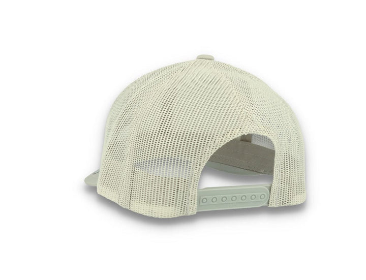 Silver Grey Trucker Cap Retro - Yupoong 6606 - LOKK