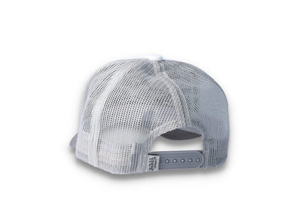 Von Dutch Trucker Cap Boston Cotton Twill White/Grey