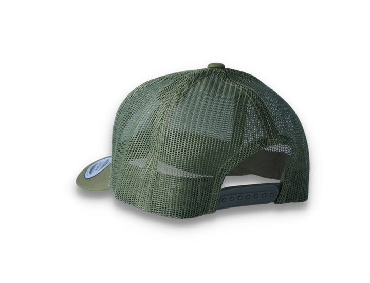 Green Trucker Cap Retro - Yupoong 6606 - LOKK