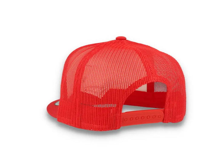 Classic Trucker Cap Red/White/Red - Yupoong 6006 - LOKK