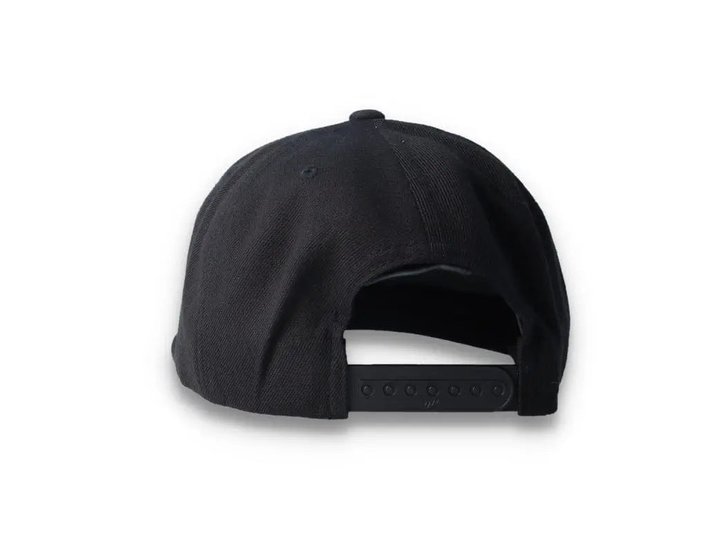 Black/Black Snapback Cap - Yupoong 6089M - LOKK