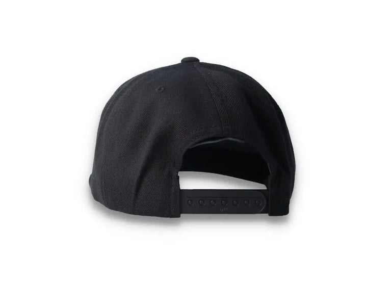 Black/Black Snapback Cap - Yupoong 6089M - LOKK