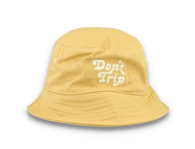 Bucket Hat Yellow Free & Easy Don't Trip