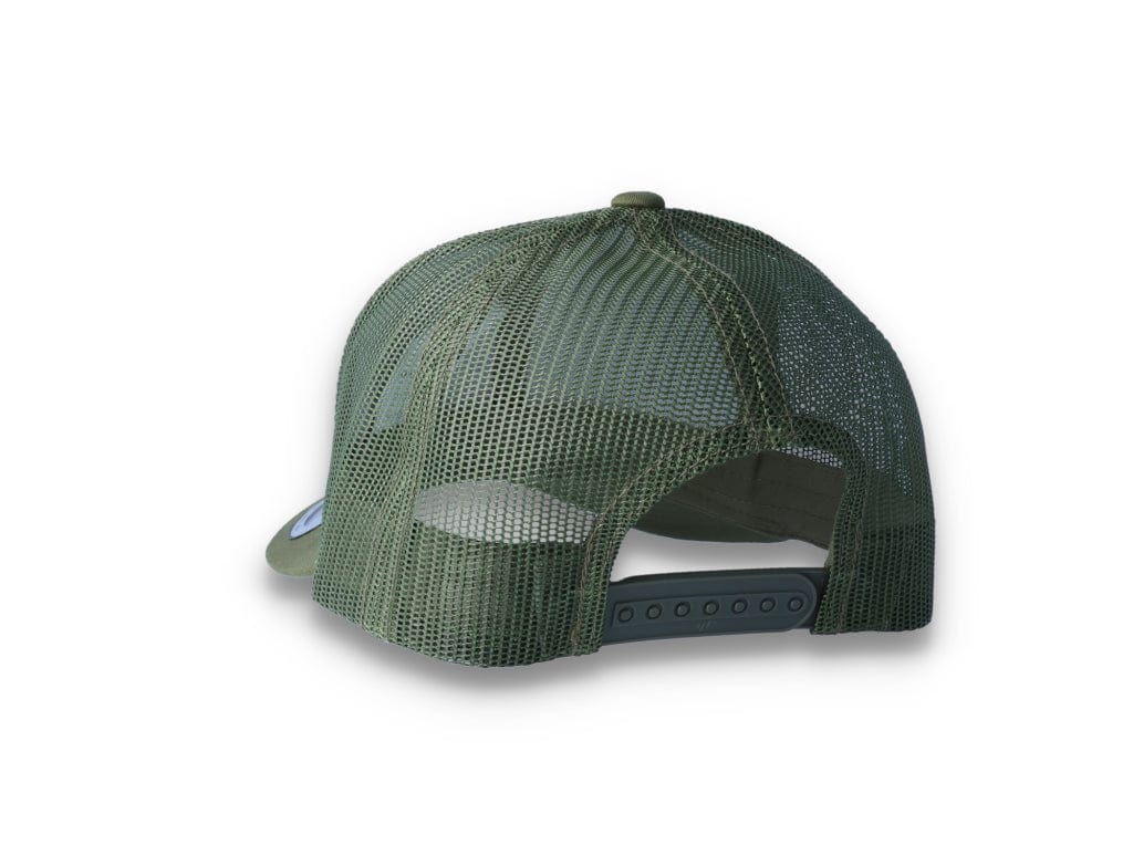 Green Trucker Cap Retro - Yupoong 6606 - LOKK