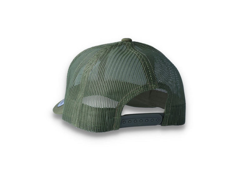 Green Trucker Cap Retro - Yupoong 6606 - LOKK