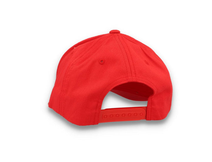 Curved Baseball Cap Snapback Red - Yupoong 7706 - LOKK
