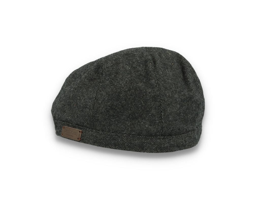 Barbour Barlow Flat Cap Dark Grey - LOKK
