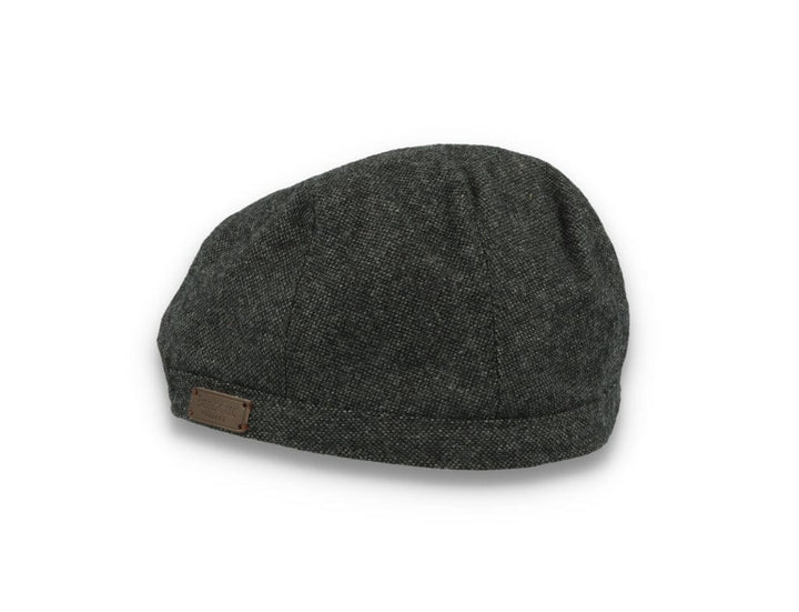 Barbour Barlow Flat Cap Dark Grey - LOKK