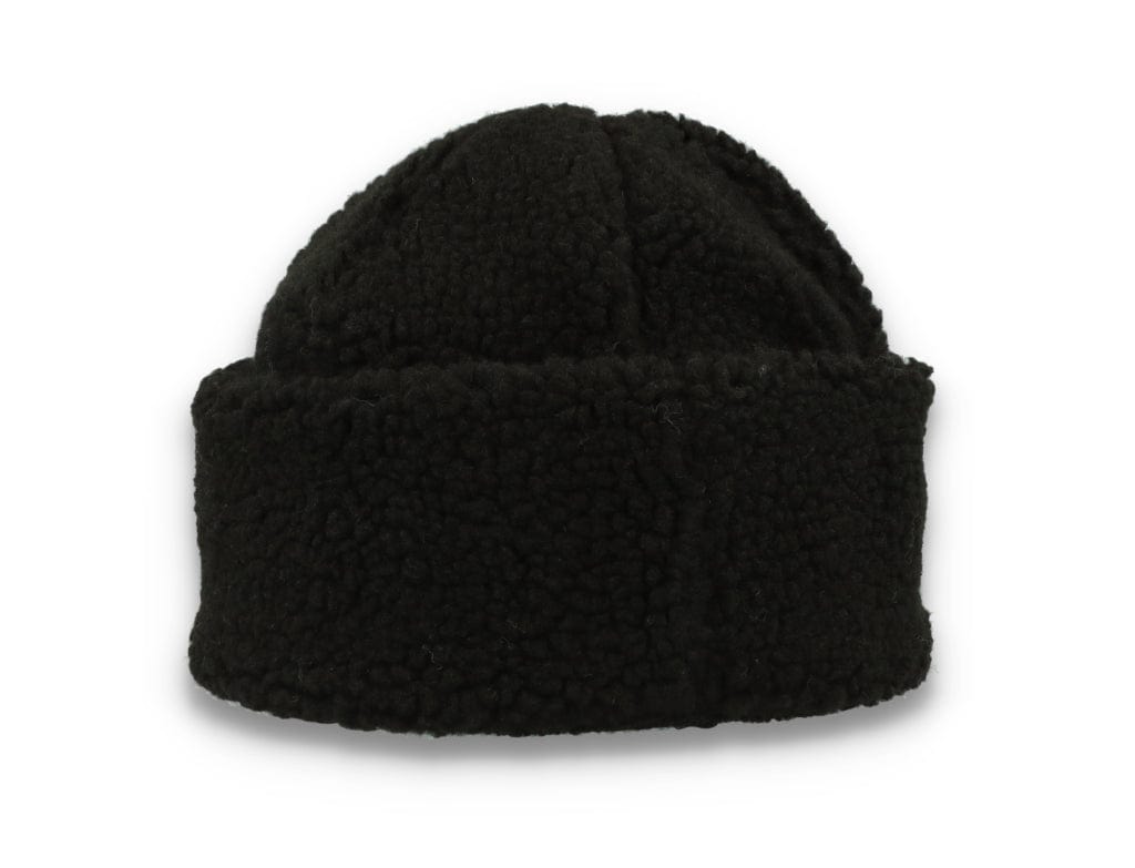 Beanie Fur Ball Black Smoke