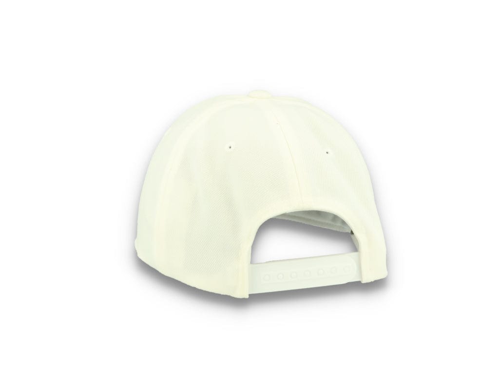 Premium Curved Visor Cap Snapback White - Yupoong 6789M - LOKK