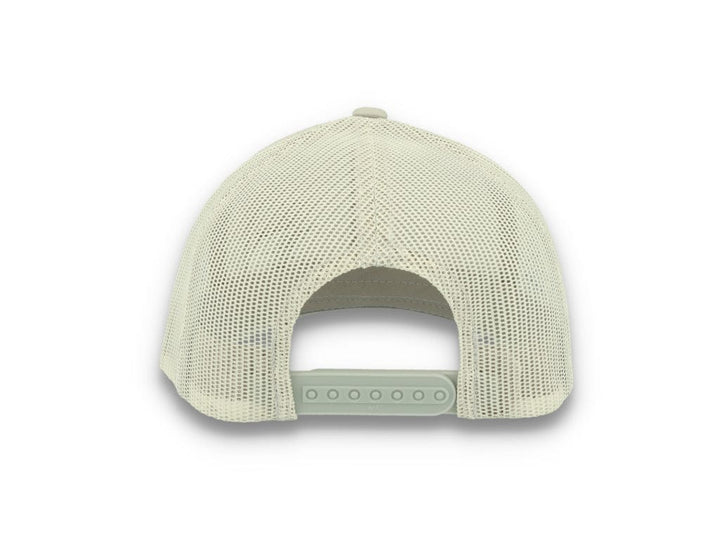 Silver Grey Trucker Cap Retro - Yupoong 6606 - LOKK