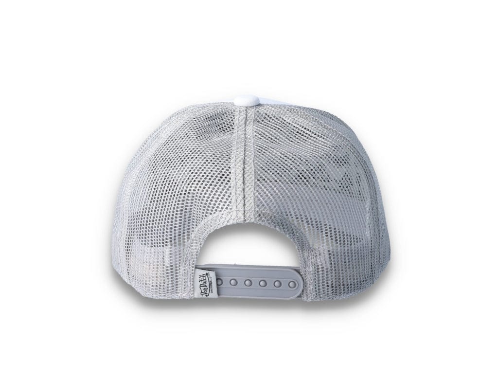 Von Dutch Trucker Cap Boston Cotton Twill White/Grey - LOKK