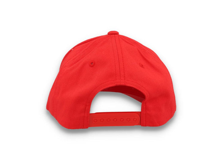 Curved Baseball Cap Snapback Red - Yupoong 7706 - LOKK