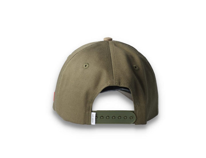 Baseball Cap Suede II Olive Night/Turtle Green - LOKK