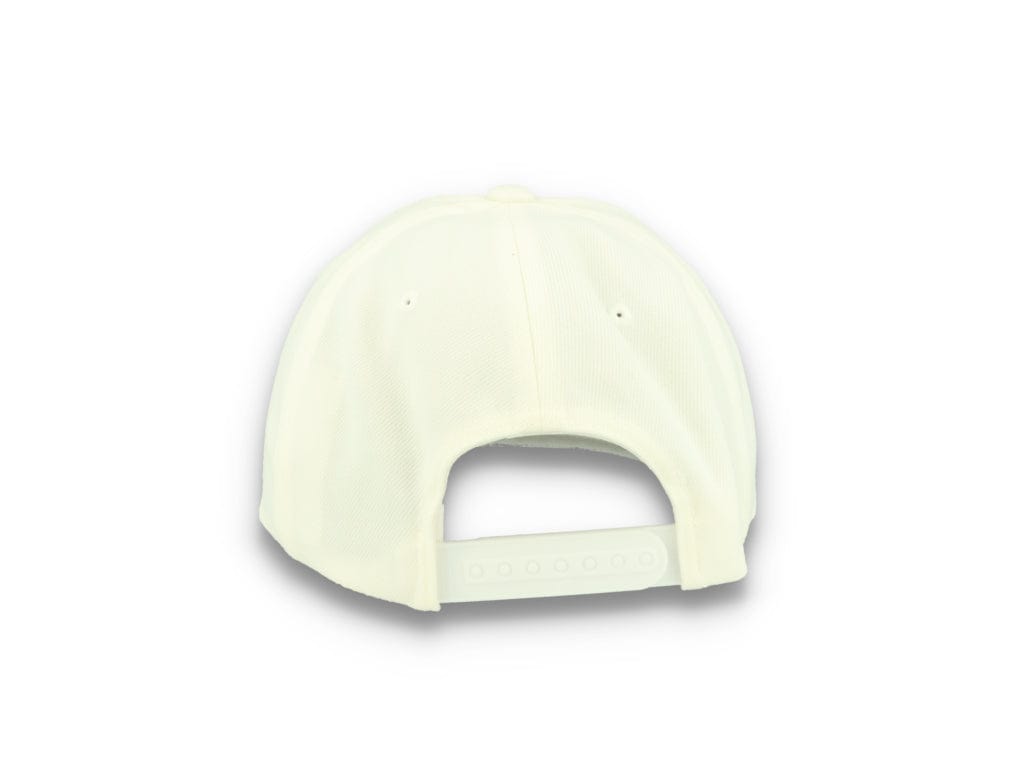 Premium Curved Visor Cap Snapback White - Yupoong 6789M - LOKK