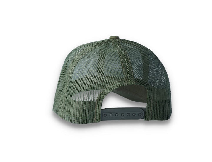 Green Trucker Cap Retro - Yupoong 6606 - LOKK