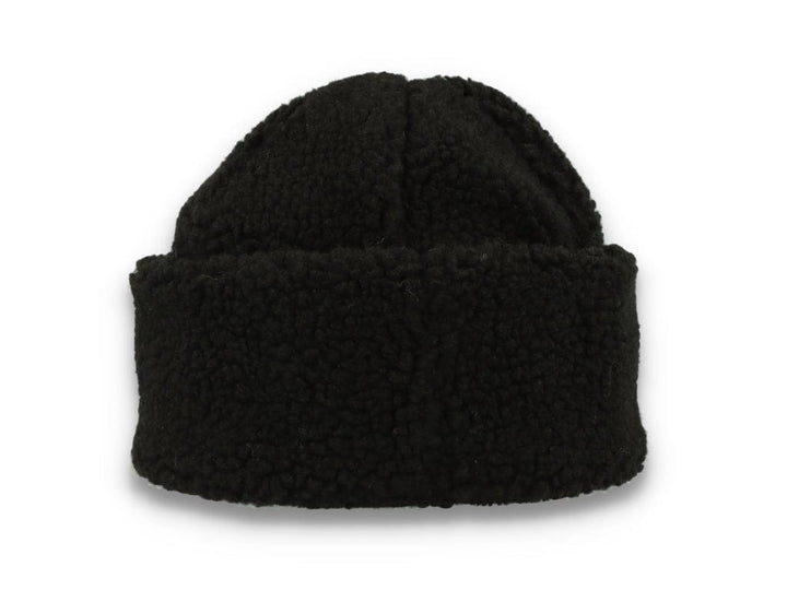 Beanie Fur Ball Black Smoke - LOKK