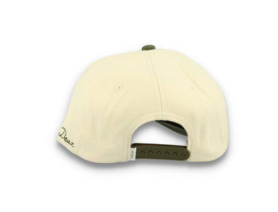 Contrast Baseball Cap Ivory/Olive Night