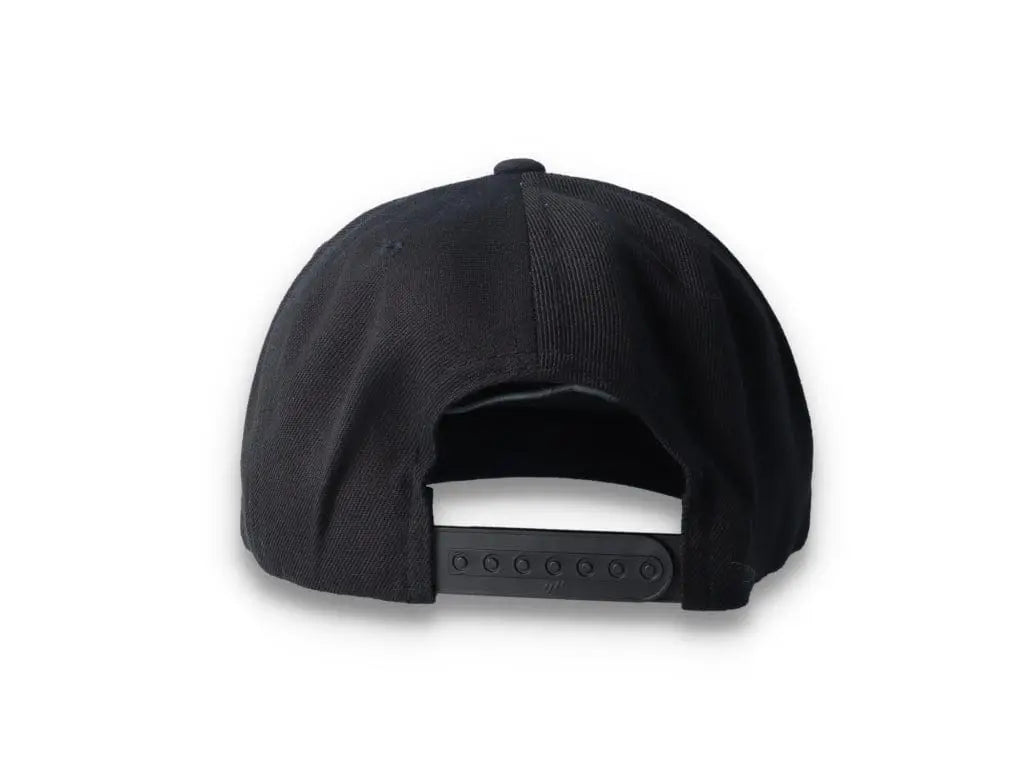 Black/Black Snapback Cap - Yupoong 6089M - LOKK