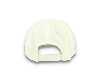 Premium Curved Visor Cap Snapback White - Yupoong 6789M
