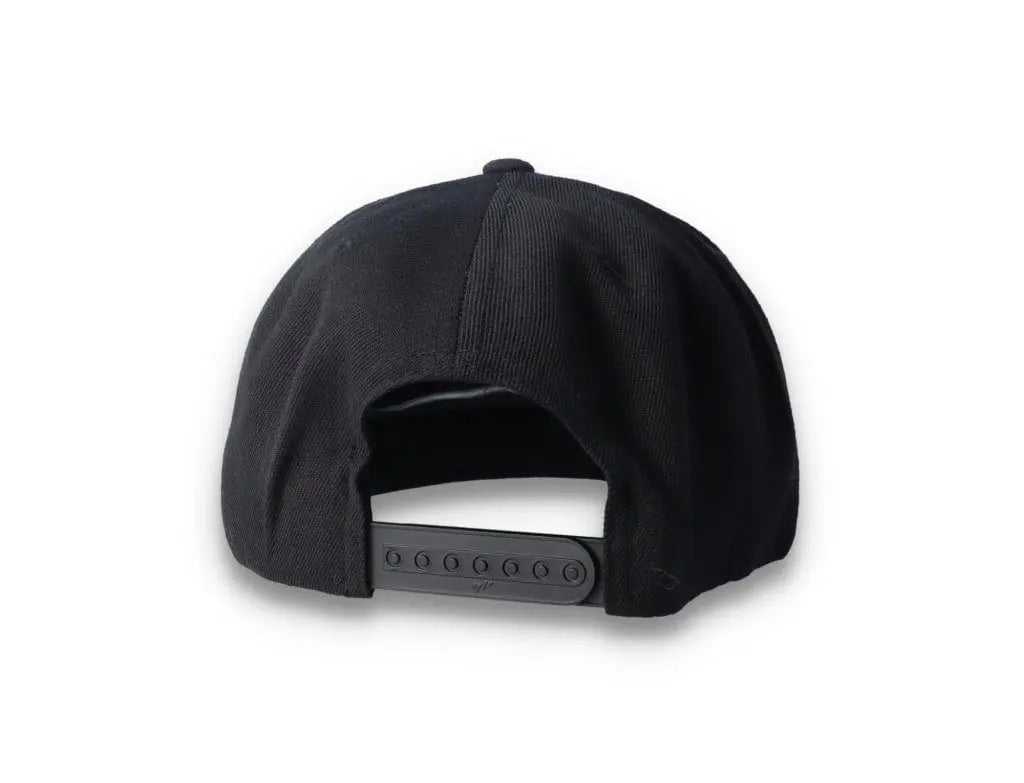 Black/Black Snapback Cap - Yupoong 6089M - LOKK