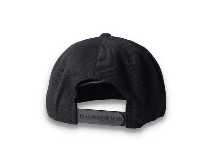 Black/Black Snapback Cap - Yupoong 6089M - LOKK