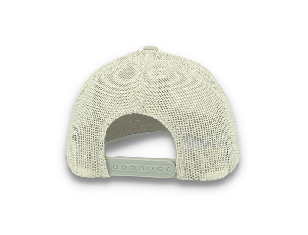 Silver Grey Trucker Cap Retro - Yupoong 6606 - LOKK